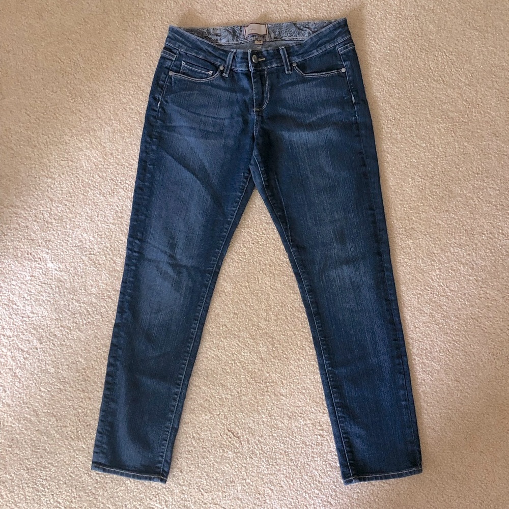 Paige Capri Jeans Roxie Crop Stretch